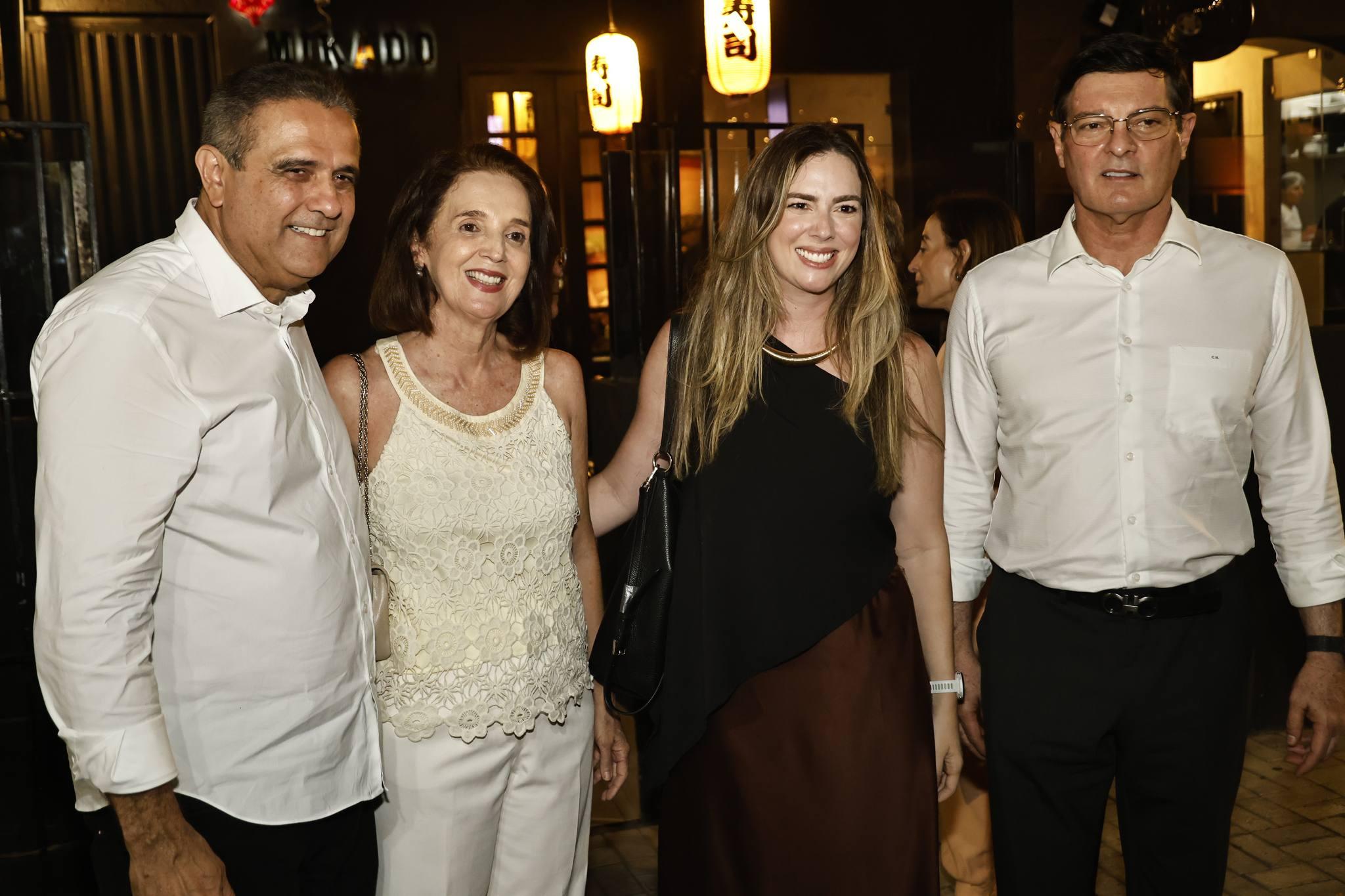 André Verçosa, Lurdes e Renata Porto e Cid Marconi
